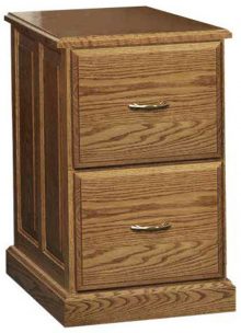 Amish Heirwood 2 Drawer File Cabinet