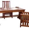 Wooden computer desk with hutch