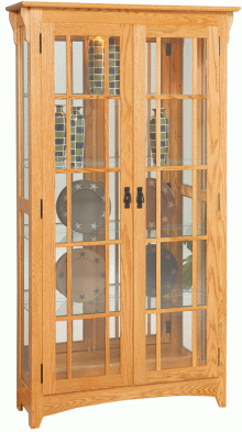 Mission Double Door Curio