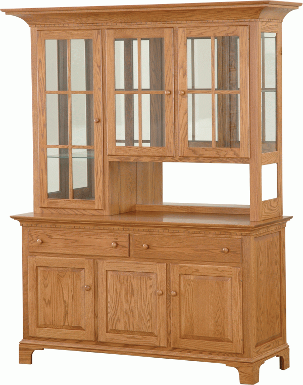 New Bedford Shaker 3-Door Hutch