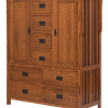 Large Armoire With 8 Drawers