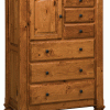 Wood Dresser With Dark hardware