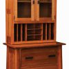 wooden drawers with vertical file cabinet