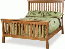American-Made Trestle Slat Bed