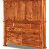 light wooden cabinet with drawers and doors