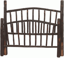 Hilltop Rustic Collection Bed in Hickory