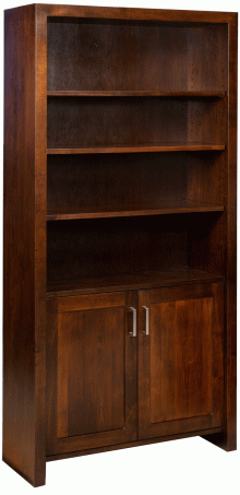 Tempo Bookcase with Doors