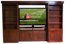 Library Bookcase Entertainment Center