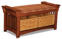 Mission Slat Bench