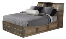 Sleigh Space Saver Platform Bed