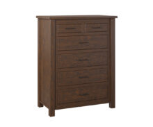 Amish Early American Rustic Chest of Drawers in Rustic Cherry