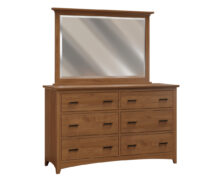 Amish Adria Dresser with Mirror