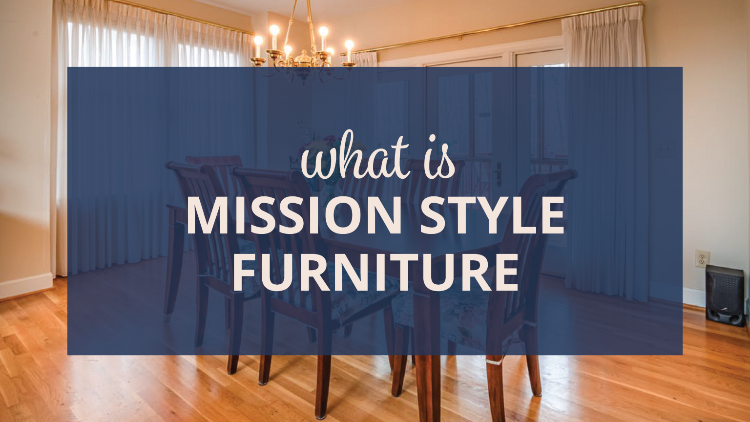 What is MIssion Style Furniture? Amish Outlet Store