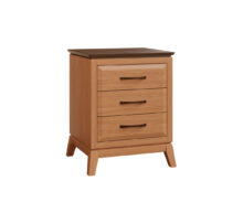 Amish Sanford 3-Drawer Nightstand
