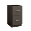 Bluestone Poly 2 Drawer Flat Panel Cabinet 21" - Image 4