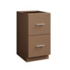Bluestone Poly 2 Drawer Flat Panel Cabinet 21" - Image 3