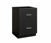 Bluestone Poly 2 Drawer Flat Panel Cabinet 24"