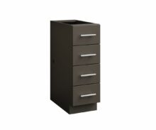 Bluestone Poly 4 Drawer Flat Panel Cabinet 12"