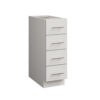 Bluestone Poly 4 Drawer Flat Panel Cabinet 12" - Image 2