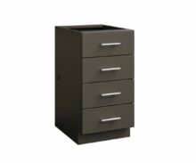 Bluestone Poly 4 Drawer Flat Panel Cabinet 18"