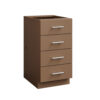 Bluestone Poly 4 Drawer Flat Panel Cabinet 18" - Image 4