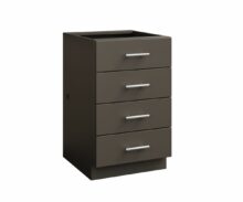 Bluestone Poly 4 Drawer Flat Panel Cabinet 21"