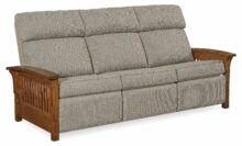 Amish Stockton Wallhugger Sofa Recliner